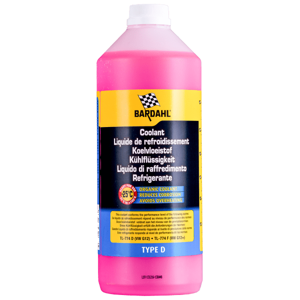 Антифриз Bardahl Type D -25°С 01 — CarShop.bg